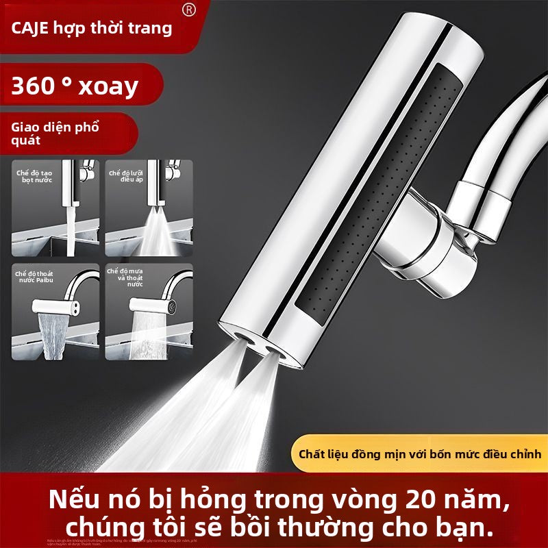 Vòi nước nhà bếp của Triều Khiết, chậu rau, đồ tạo tác chống bắn tung tóe xoay v