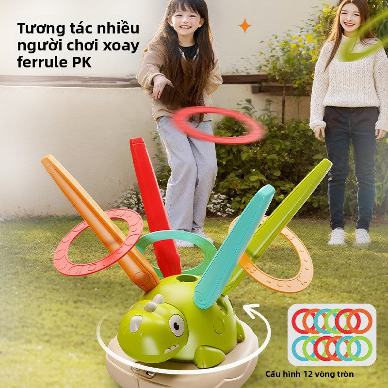 Máy tập thể dục khủng long trẻ em bay lên trời tên lửa trường mẫu giáo cảm ứng đào tạo đồ chơi tương