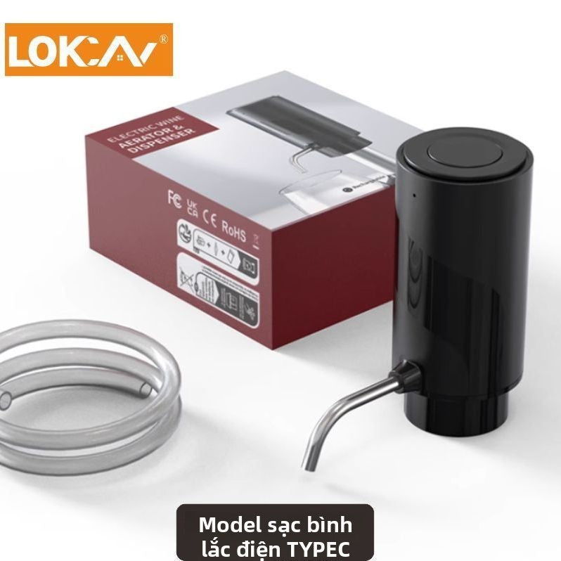 Máy đánh thức rượu vang điện Máy phân phối rượu vang thông minh tự động Thiết bị oxy hó