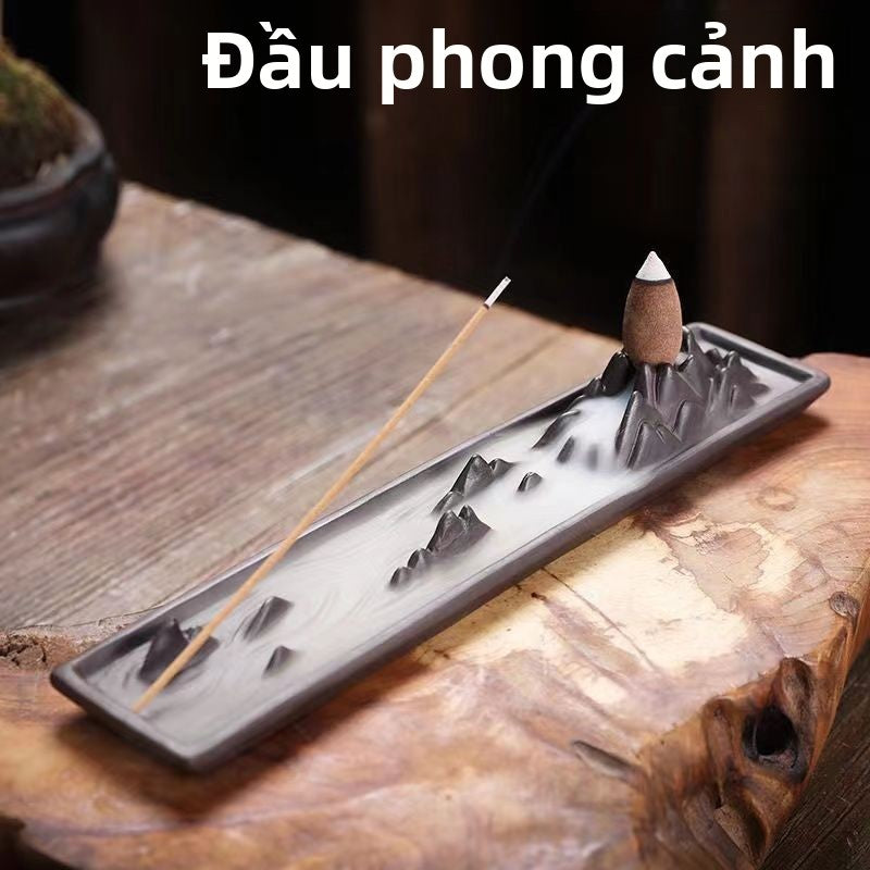 Lò hương ngược trang trí hương cắm dây hương hương lò hương hương gia đì