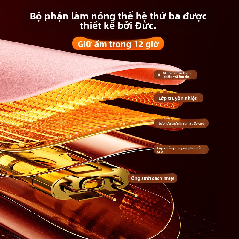 Túi nước nóng sạc chống nổ sản phẩm chính hãng ấm tay em bé ấm tay túi nước ấm phun nước sang trọng