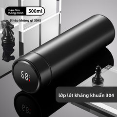 Cốc giữ nhiệt thông minh với nhiệt độ hiển thị 304 cốc nước giữ nhiệt bằng thép không gỉ