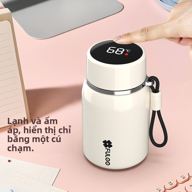Cốc giữ nhiệt thông minh hiển thị nhiệt độ cốc giữ nhiệt dành riêng cho sinh viên tách nước trà pha trà c