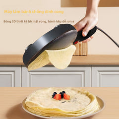 Máy bánh kếp kiểm soát nhiệt độ tự động Máy bánh kếp hoàn toàn tự động cho gia đình Máy bánh kếp điệ