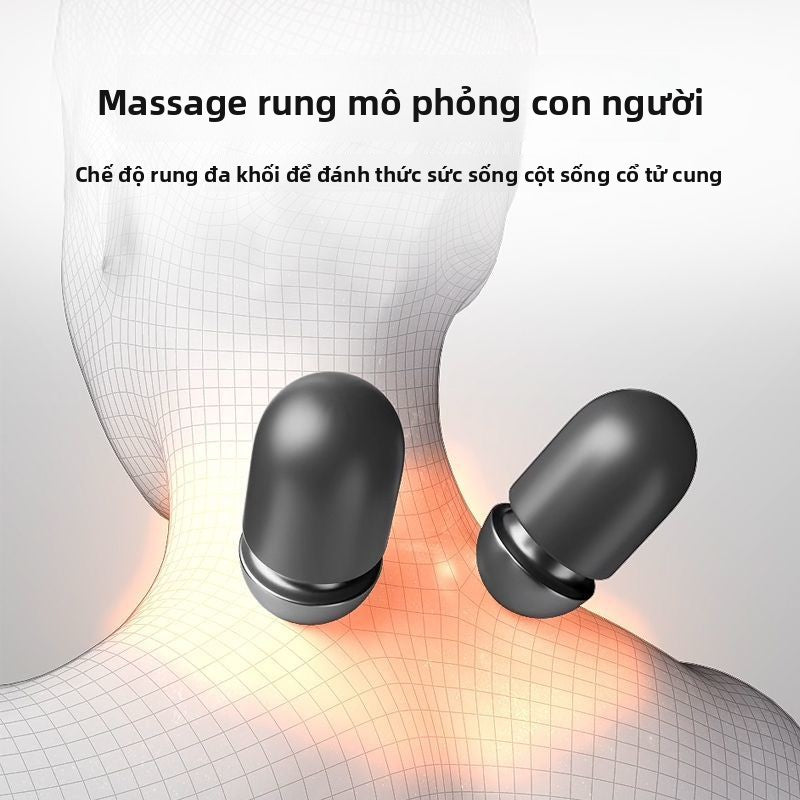 Gối cột sống cổ bảo vệ cột sống để cải thiện giấc ngủ, massage đặc biệt, nén nóng không kéo