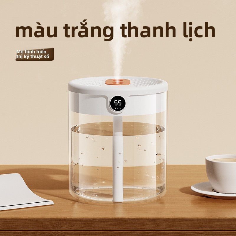 Máy tạo độ ẩm không khí Trang chủ Âm thanh nhẹ 2L Máy phun sương công suất lớn cho phụ nữ mang thai,