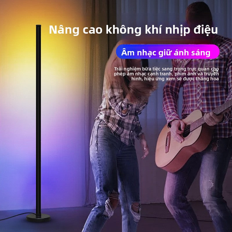 đèn sàn đèn đón âm thanh phòng khách phòng ngủ điện cạnh tranh không khí đèn
