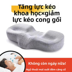 Gối cột sống cổ ngủ chuyên dụng giúp ngủ sửa chữa cột sống mạnh mẽ giàu có túi chống ngáy ngủ bên gố