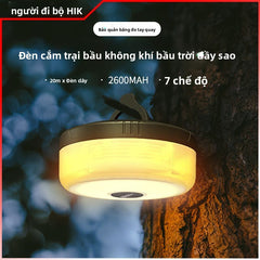 Đèn cắm trại ngoài trời sạc siêu dài độ bền di động treo lều trại màn trời đèn led