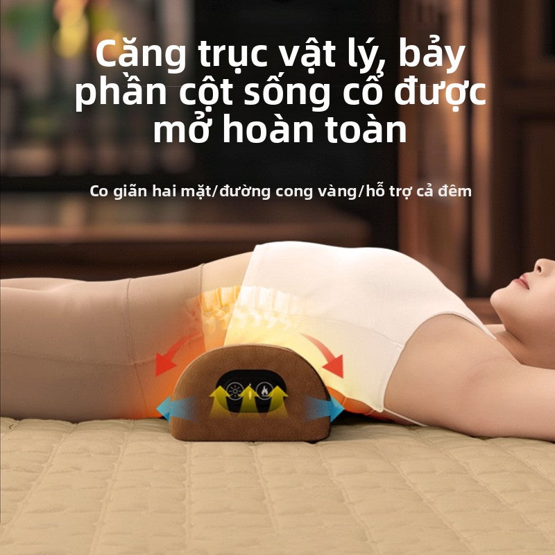 gối  ngải cứu massage cổ  đốt sống gia đình cổ nóng điện tự động đa chức năng thắt lưng massag