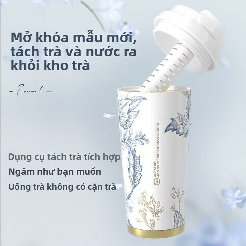 Cốc giữ nhiệt cafe 304 vỏ ngoài bằng gốm đẹp