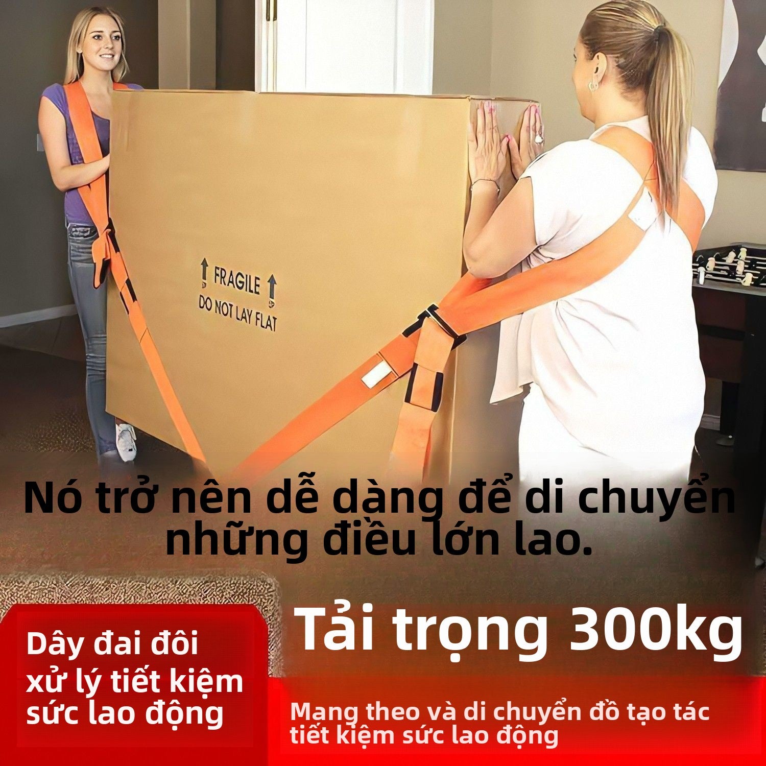 dây thừng Di chuyển đồ tạo tác đôi tiết kiệm lao động di chuyển  gia đình hỗ trợ vận chuyển với hàng