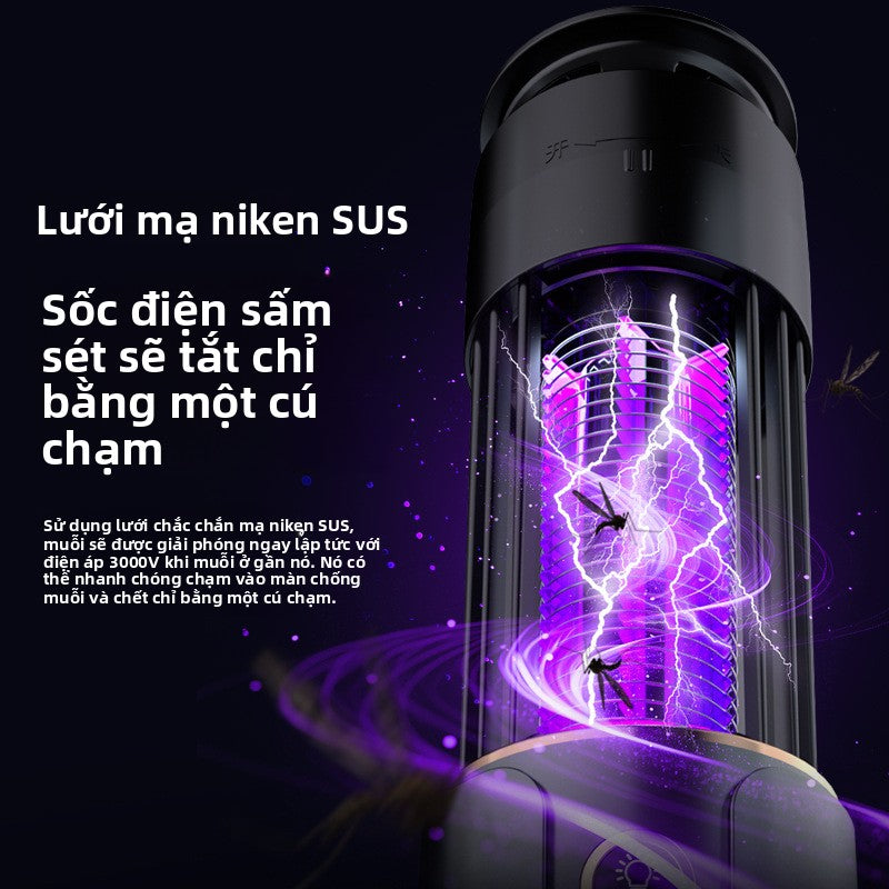 đèn diệt muỗi cổ vật chống muỗi ngoài trời đèn cắm trại điện giật diệt muỗi