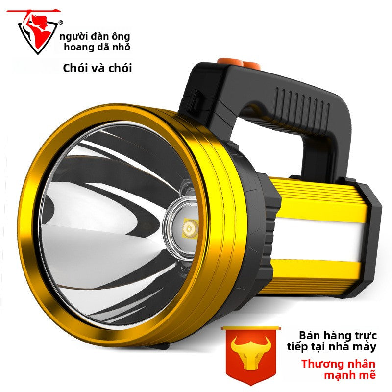 Đèn xách tay khẩn cấp Little Savage Đèn pin sạc nhiều chức năng USB Đèn làm việc COB Đèn tìm kiếm án